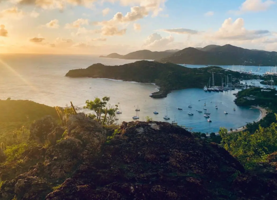 Scenic coastal landscape